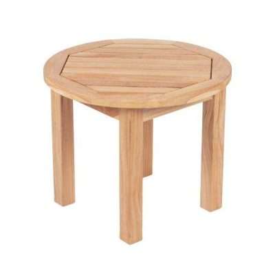 Royal Teak Collection Miami Round Side Table - MIASTR