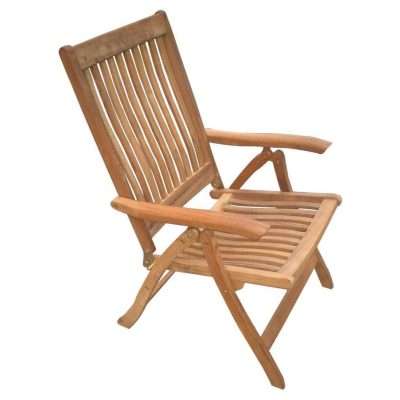 Royal Teak Collection Estate Reclining Lounge Chair - ESFC