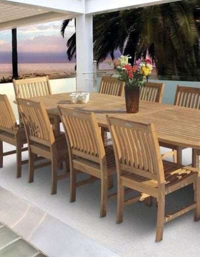 Royal Teak Collection Compass Dining Side Chair