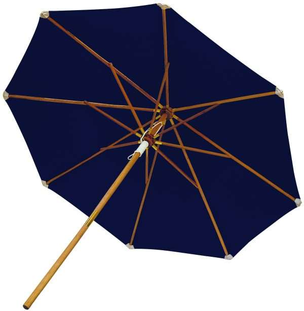 Royal Teak Collection 10 Foot Navy Market Umbrella - UMBN