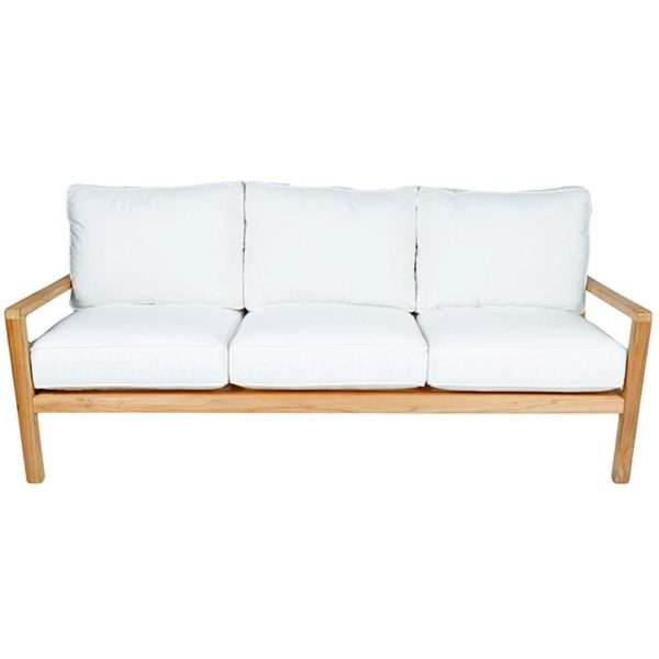 royal teak collection coastal sofa - natural