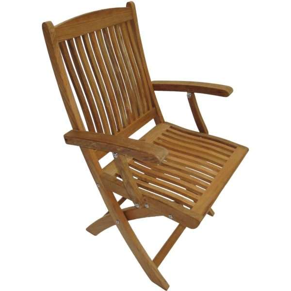 Royal Teak Collection Sailor Folding Arm Chair - SFC