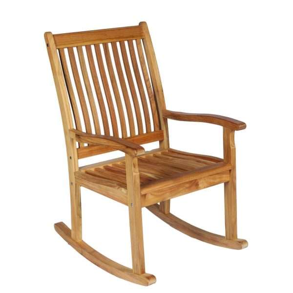 Royal Teak Collection Highback Rocking Lounge Chair – RKC