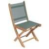 Royal Teak Collection Moss Sailmate Folding Side Chair – SMSM