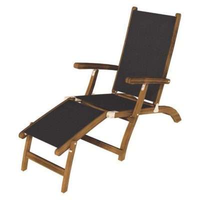 Royal Teak Collection Black Steamer Sling