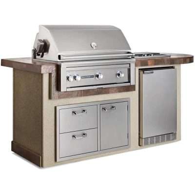 Lynx Deluxe Island Package Including 36-Inch Sedona Rotisserie Grill