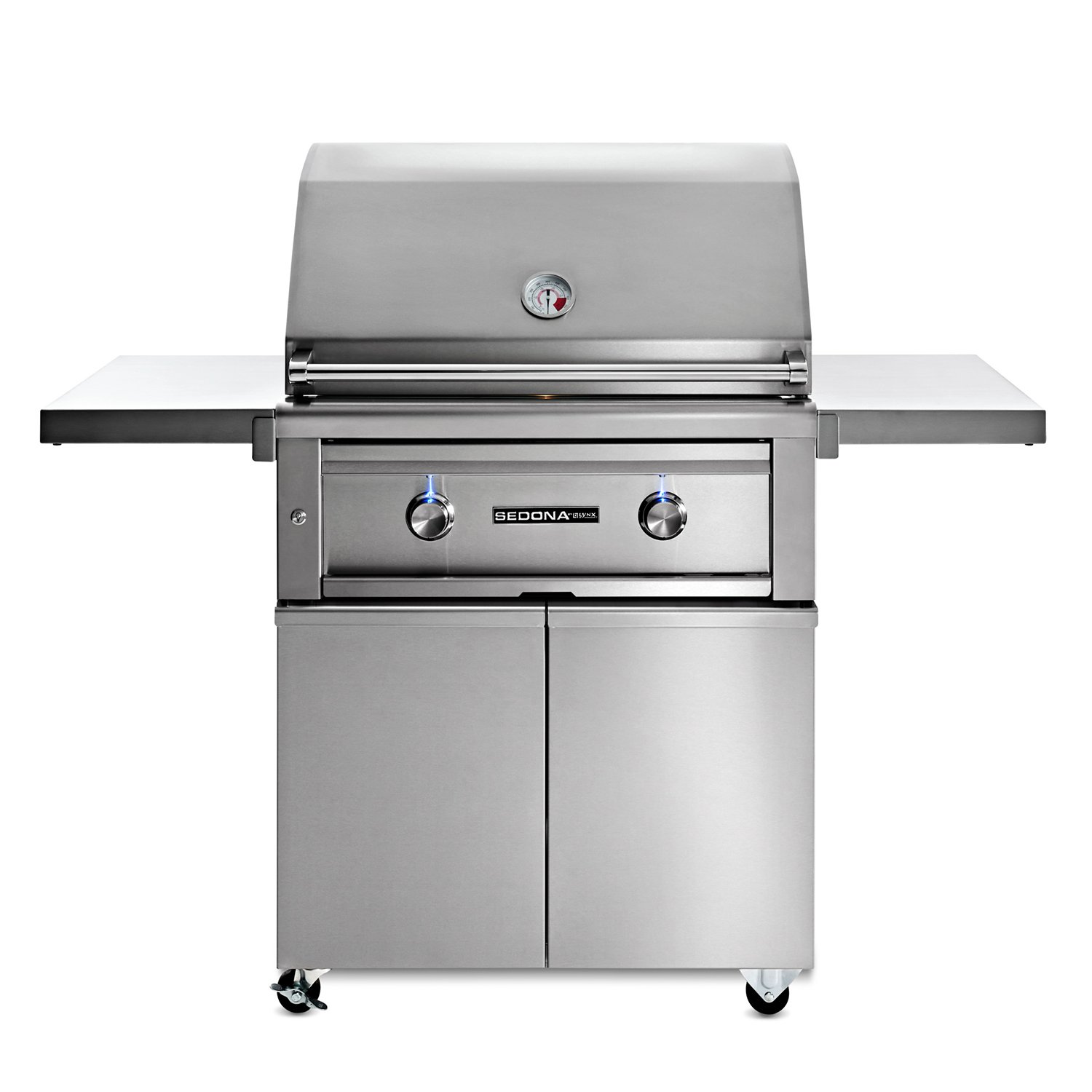 Lynx_L501S301CART_SedonaFreestandingGrill_30_StainlessSteel_LightOn01 Lynx Sedona 30" Freestanding Grill