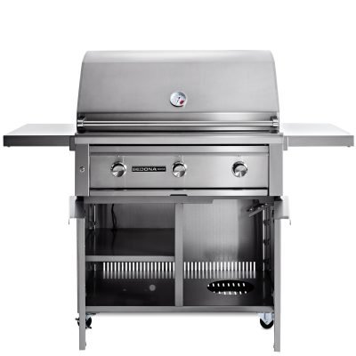 Lynx Sedona 36" Freestanding Grill Open Drawer