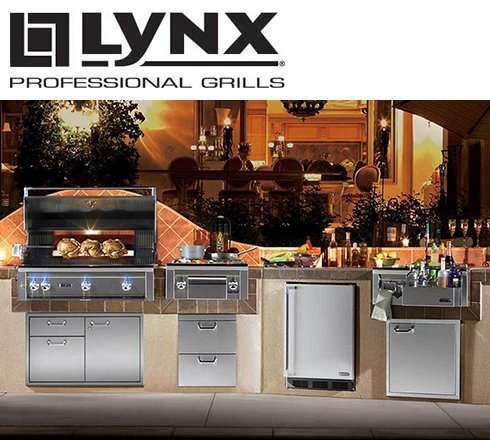 lynx grills at the outdoor store