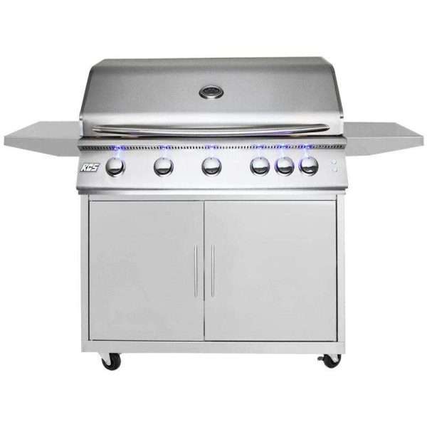 RCS Premier 40-Inch Freestanding Propane Grill Plus Lighting Package