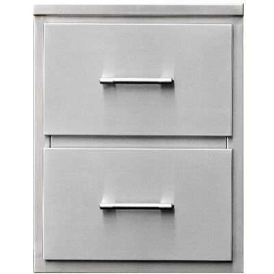 TEC 18-Inch Stainless Steel Double Drawer