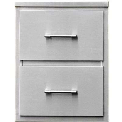 TEC 18-Inch Stainless Steel Double Drawer