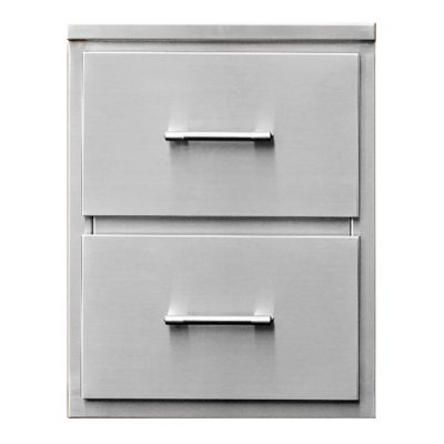 TEC 18-Inch Stainless Steel Double Drawer - DD18