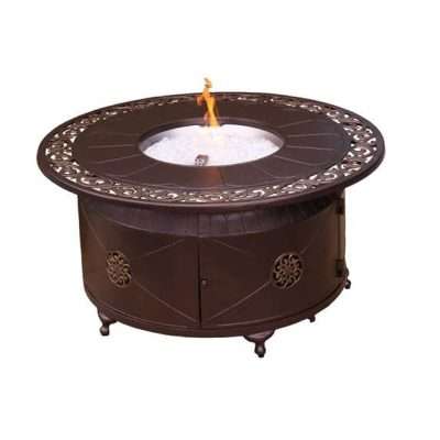 AZ Patio Heaters 48-Inch Round Bronze Fire Pit