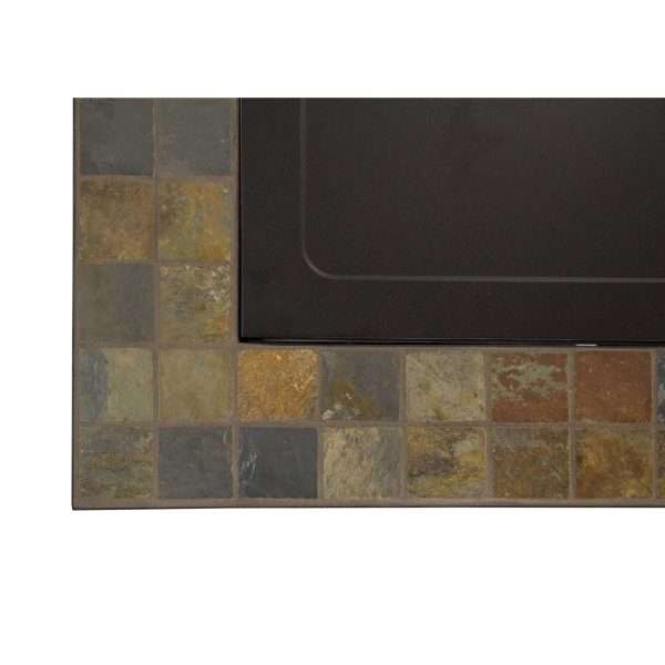 AZ Patio Heaters Square Slate Fire Pit