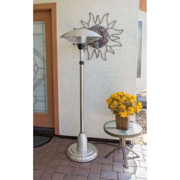 AZ Patio Heaters Stainless Steel Telescopic Electric Heater