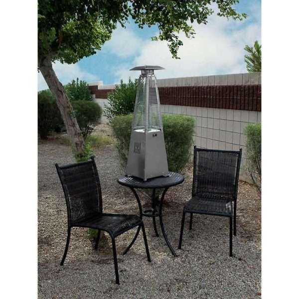 AZ Patio Heaters 39-Inch Steel Table Top Glass Tube Heater