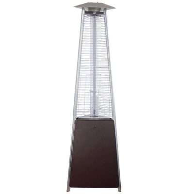 AZ Patio Heaters Bronze Glass Tube Natural Gas Heater