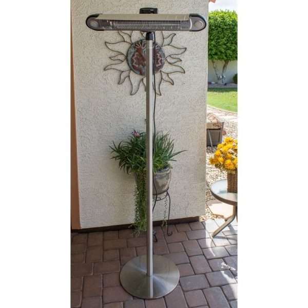 AZ Patio Heaters Stainless Steel Adjustable Height Electric Heater
