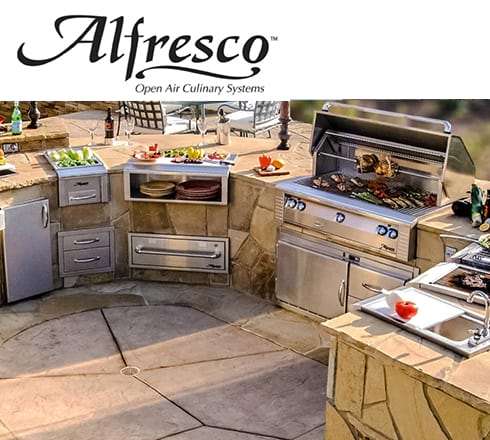 alfresco grills at the outdoor store