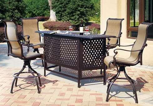 outdoor bar furniture at the outdoor store