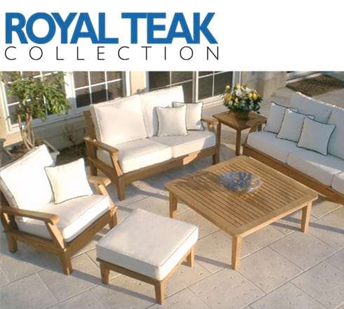 royal teak collection at the outdoor store