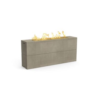 American Fyre Designs Milan Tall Linear Firetable Smoke