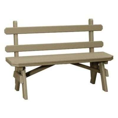 Finch Garden 42-Inch Backed Bench