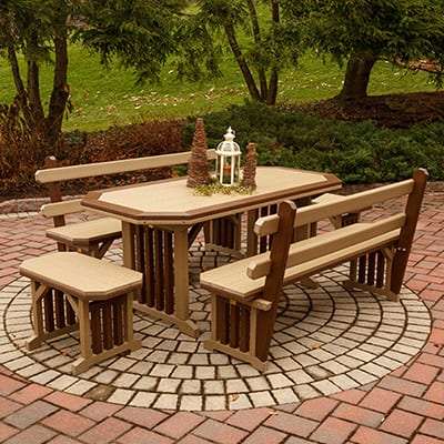Finch 5-Piece Mission Dining Set