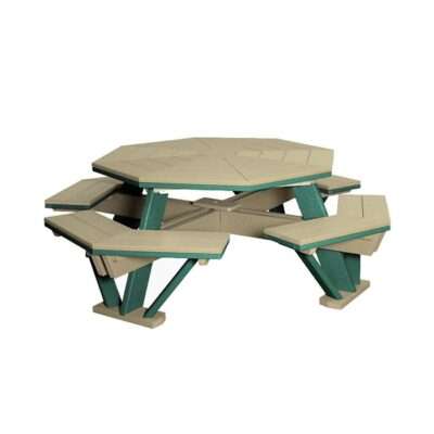 Finch 58-Inch Octagon Picnic Table