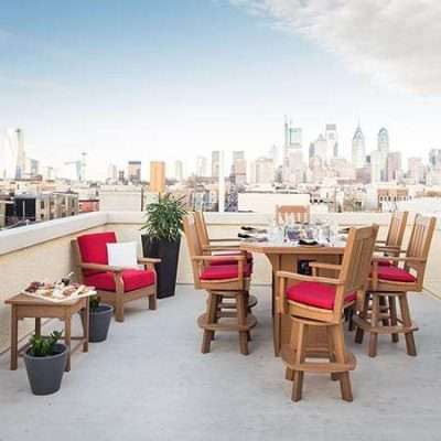Finch 9-Piece Fire Table Set