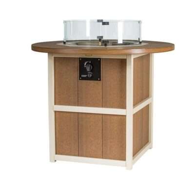 Finch SummerSide Round Counter Fire Table