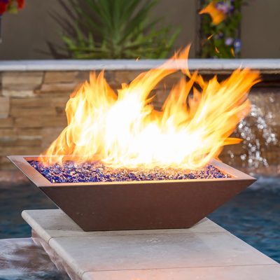 Athena Premium Reflective Fire Glass Lifestyle