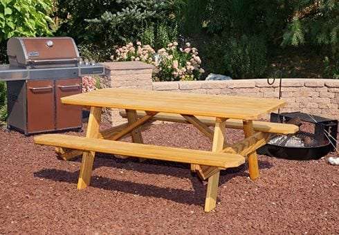 picnic tables