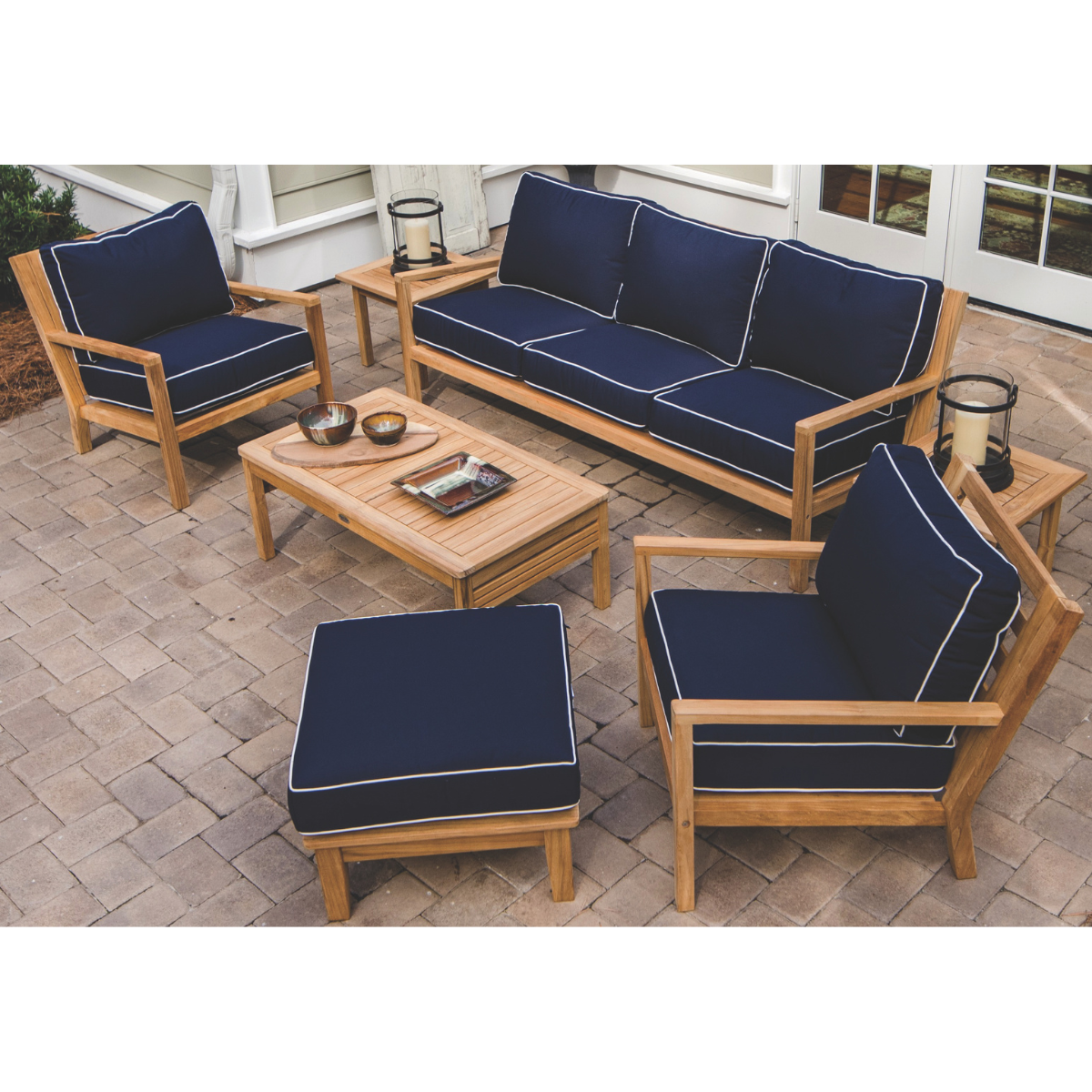Royal Teak Collection 7-Piece Coastal Conversation Set Royal Teak Collection 7-Piece Coastal Conversation Set