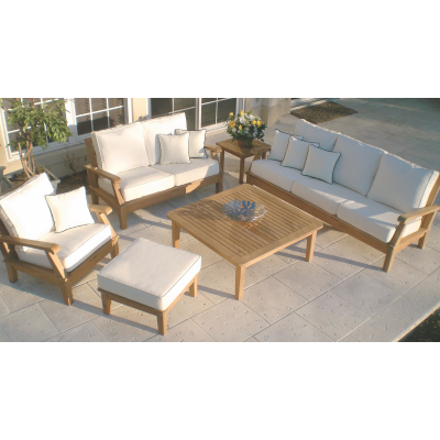 Royal Teak Collection 6 Seat Miami Conversation Set