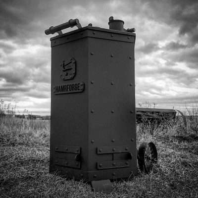 Hamrforge Double Barrel Barrel Smoker
