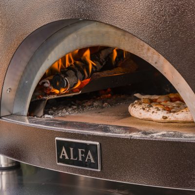Alfa Moderno Nano Freestanding Wood-Fired Pizza Oven wood burning