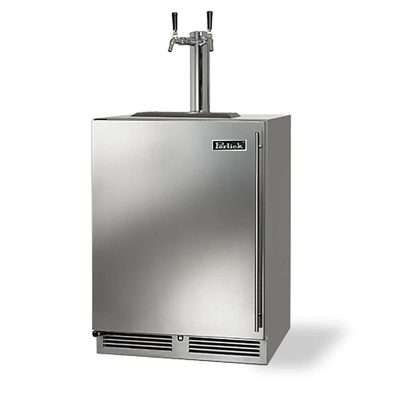 perlick 24 inch double tap beer dispenser