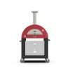 Alfa Moderno 2 Pizze Freestanding Gas Pizza Oven Antique Red