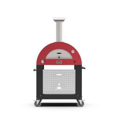Alfa Moderno 2 Pizze Freestanding Gas Pizza Oven Antique Red