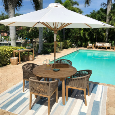 Royal Teak Collection 6-Piece Admiral Dining Set