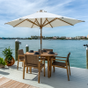 Royal Teak Collection 6-Piece Admiral Arm Dining Set