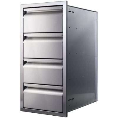 Memphis Grills 15" Quadruple Access Drawer Side
