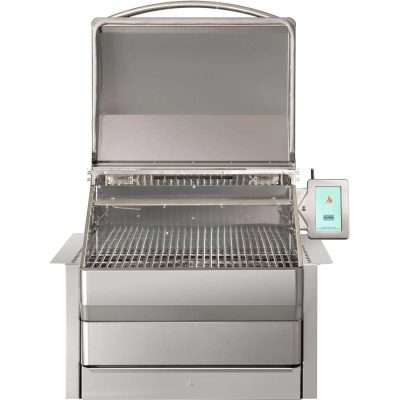 Memphis Grills 28" Pro ITC3 WiFi Built-In Pellet Grill Open