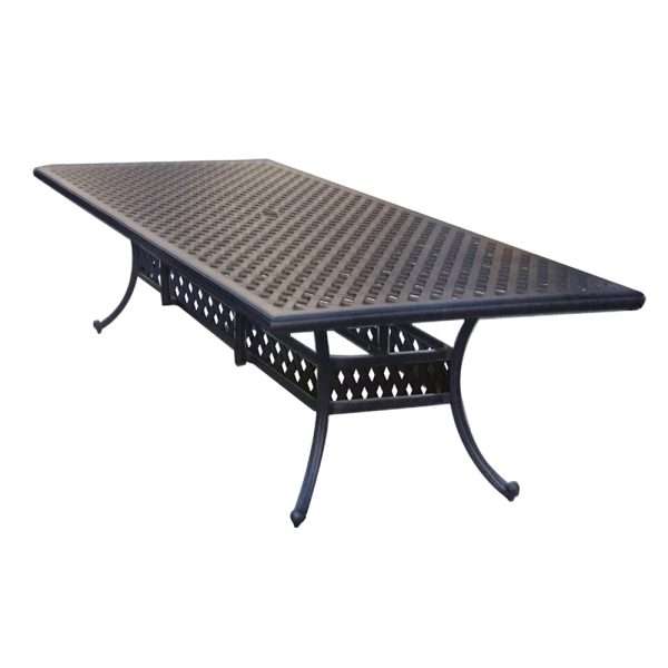Darlee Series 30 46 X 120 Inch Cast Aluminum Patio Dining Table