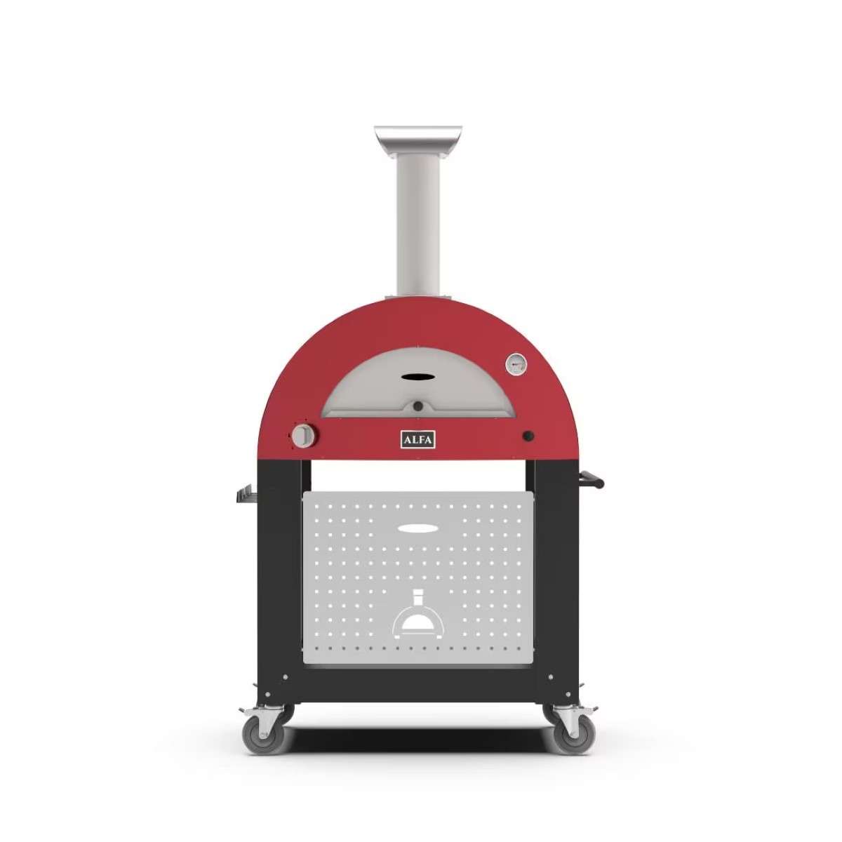 Alfa Moderno 3 Pizze Freestanding Gas Pizza Oven Antique Red Alfa Moderno 3 Pizze Gas Pizza Oven