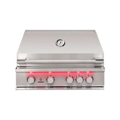TrueFlame 32" 4-Burner Built-In Gas Grill - TF32