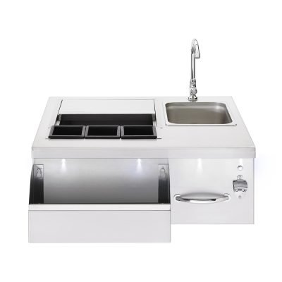 TrueFlame 30" Beverage & Prep Station w/ LED Lights