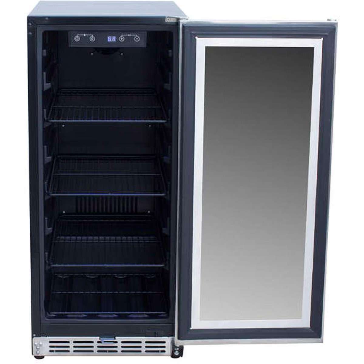 Trueflame 15-Inch Outdoor Refrigerator with Glass Door